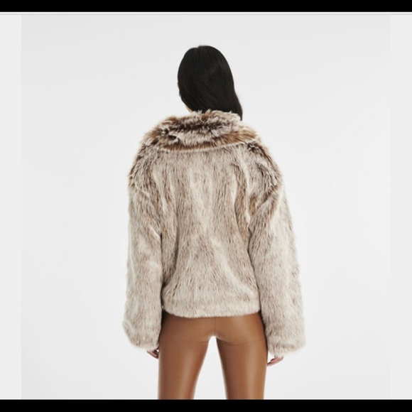 NEW With Tags- UGG KALI FAUX FUR JACKET - Picture 2 of 12